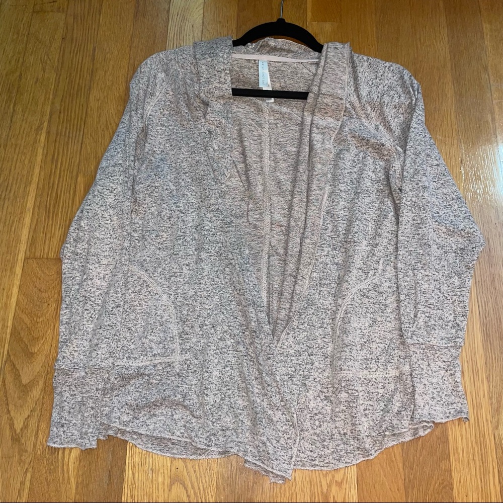*NWOT* Aeropostal Beige Hooded Cardigan